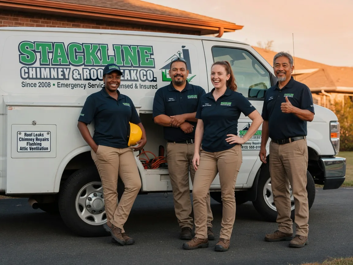 Chimney flashing repair company in Mcnabb, IL